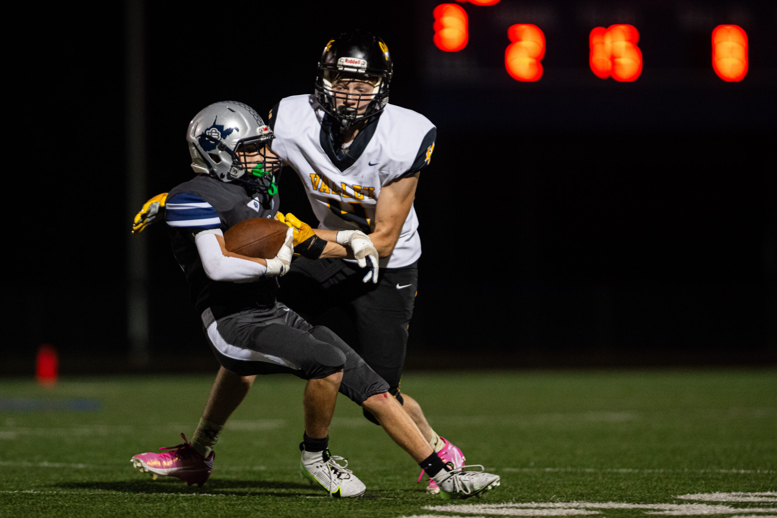 C-B defense forces eight turnovers and runs past Valley Wetzel, 48-6